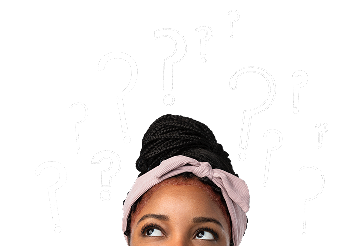 Person with questions about psoriasis