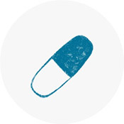 Illustration of pill symbolizing oral psoriasis treatments
